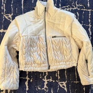 Free People cable puffer Jacket